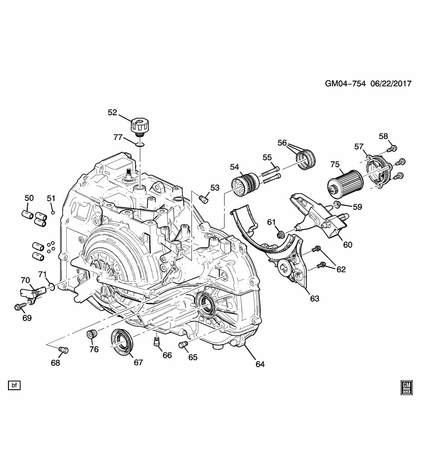 GM 24285074 Seal-Automatic Transmission Input Speed Sensor (O Ring)
