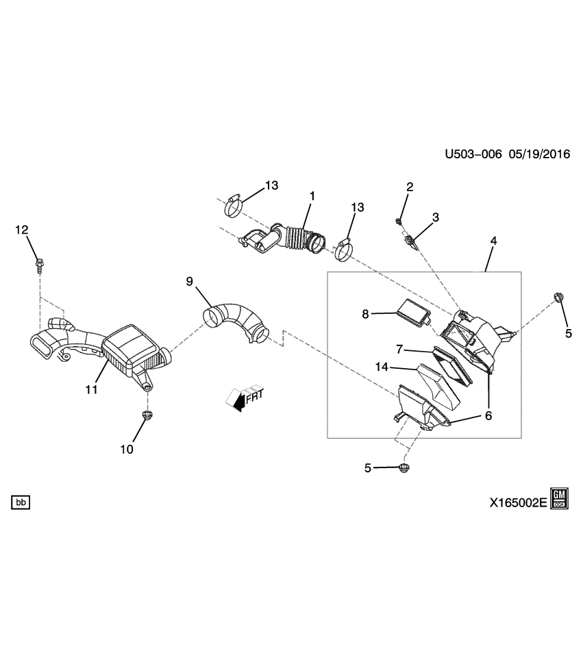 GM 19317810 Bolt/Screw, Mass Airflow Sensor