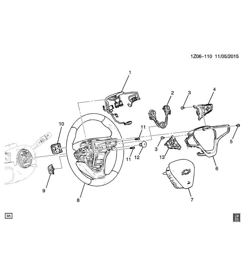 GM 11548548 Bolt/Screw-Poa Service Part Only