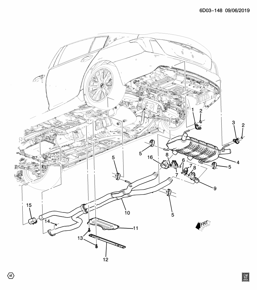 GM 84710167 NUT-EXH THROT CONT VLV ACTR SOL