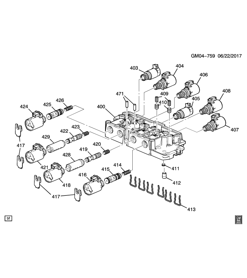 GM 24042026 SEAL KIT, A/TRNS SERV (OVERHAUL) (NON-ETRS)