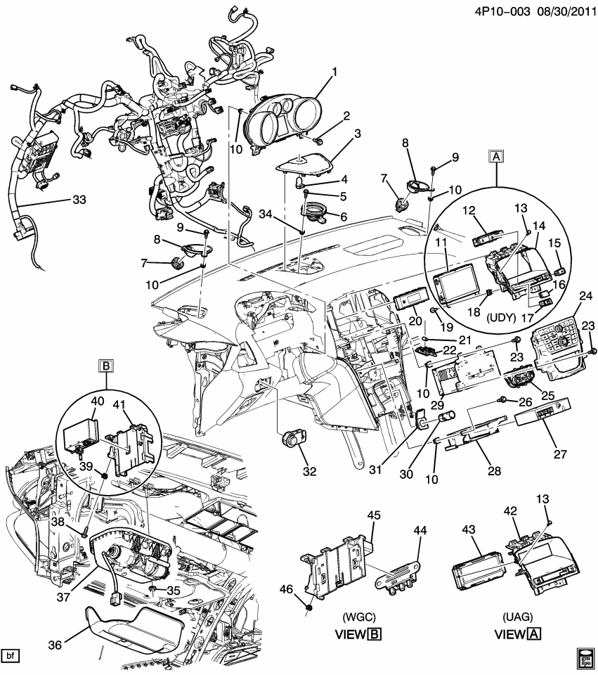 GM 22839452 Bumper-Instrument Panel Compartment Upper Door