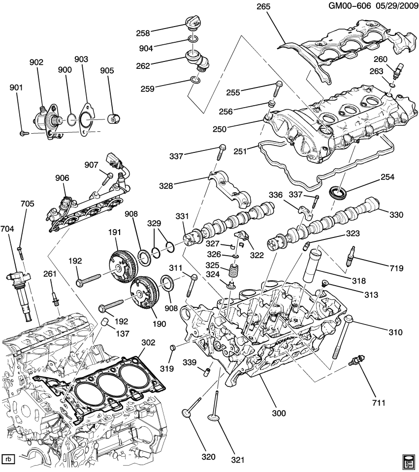 GM 12691202 Manifold Gasket