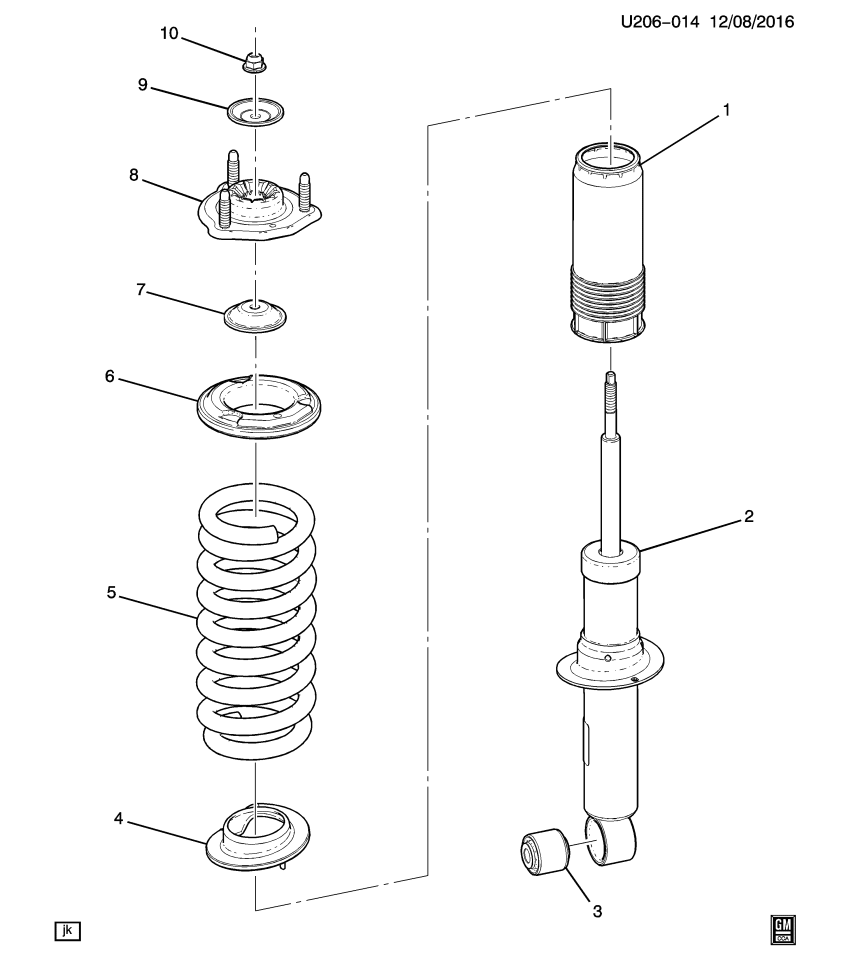 GM 23432080 Shock Absorber