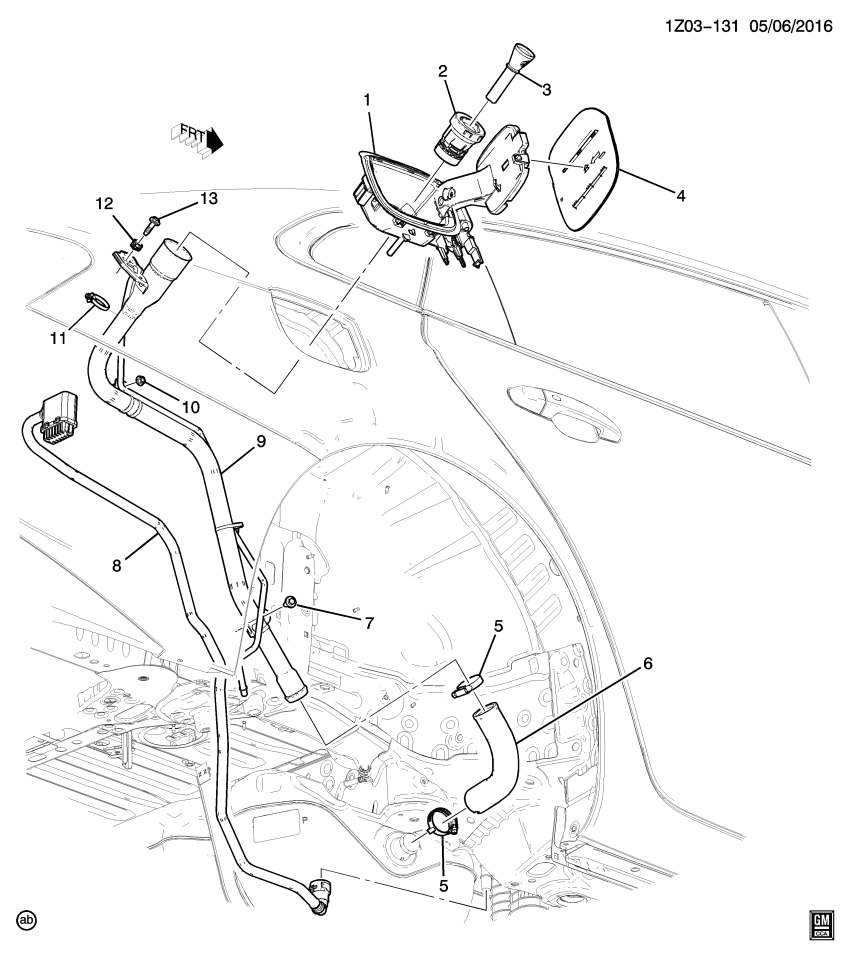 GM 23399389 Hose Asm-Evap Emission