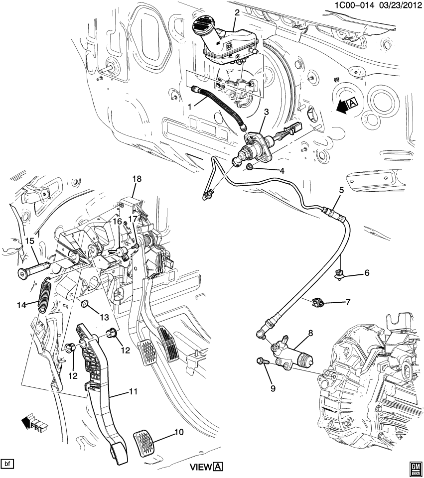 GM 95911148 Pad, Clutch Pedal