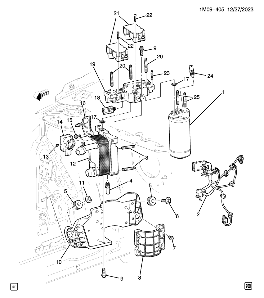 GM 86799648 HARNESS ASM-A/C WRG