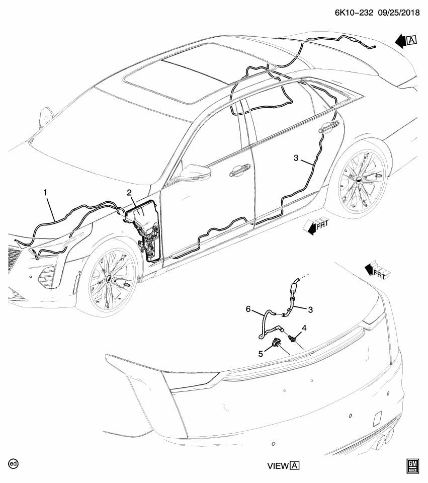GM 84339339 HOSE ASM-VIDEO DISPLAY I/S R/VIEW MIR CAM