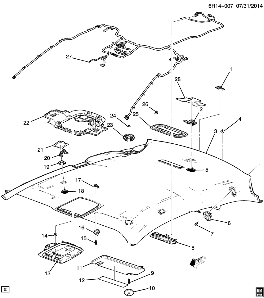 GM 23172905 Microphone