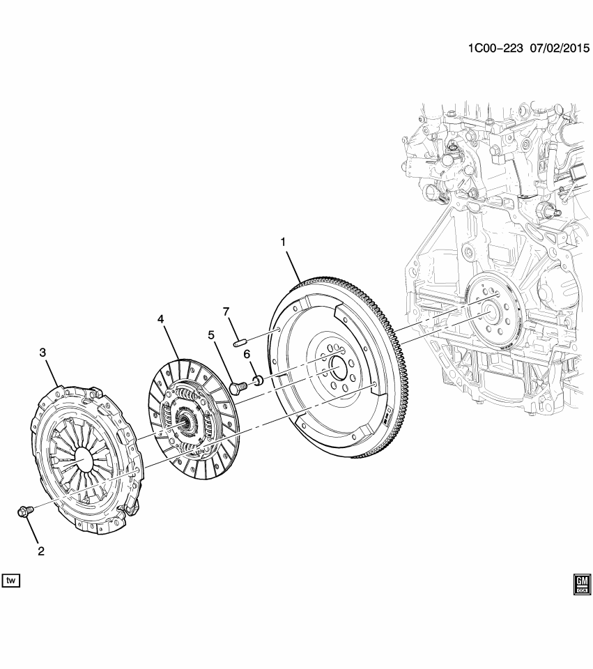 GM 12679186 Flywheel