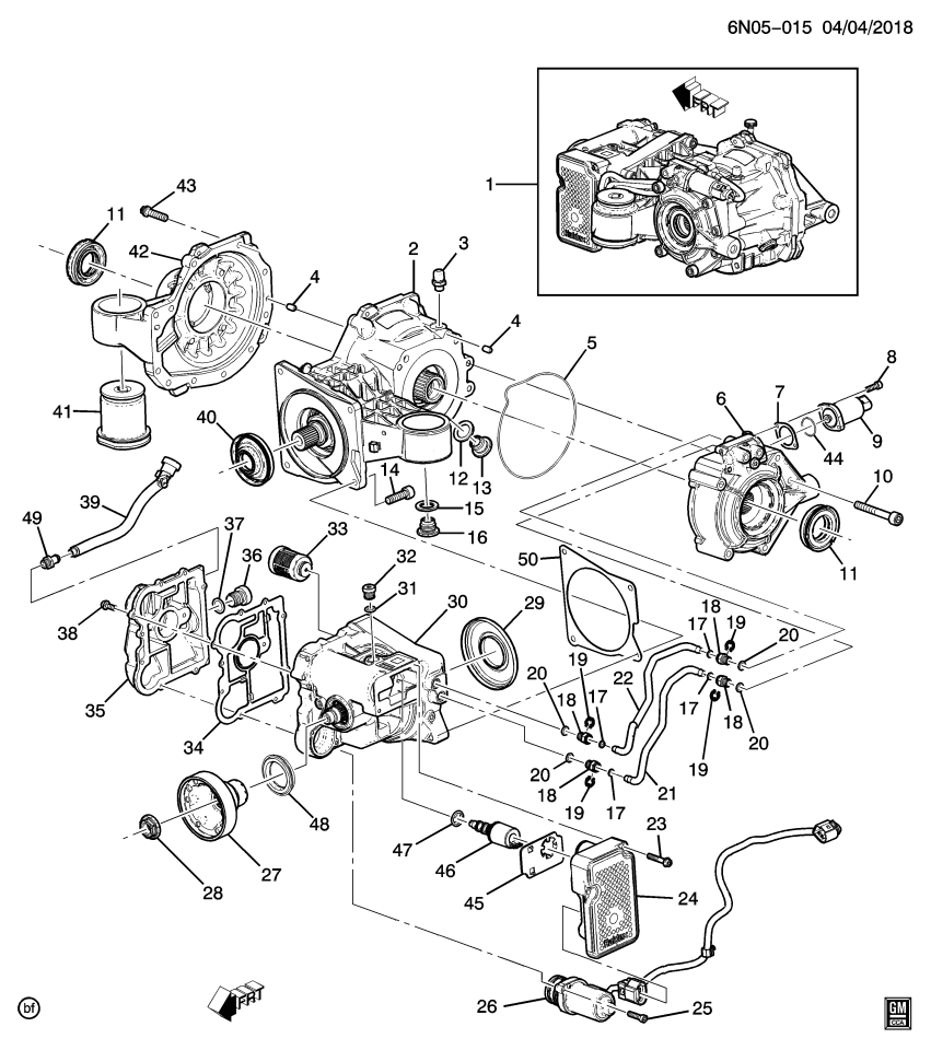 GM 23221506 Gasket-Rear Wheel Drive Differential Carrier Housing