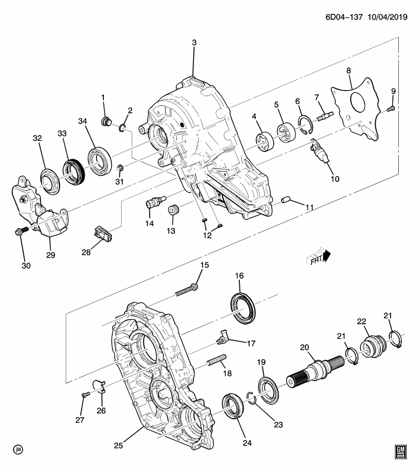 GM 24267375 Plug-Transfer Case Access Hole