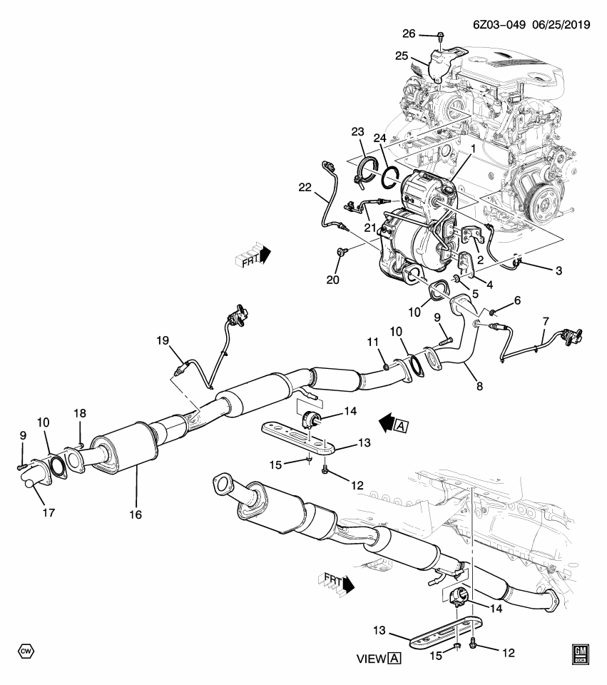 GM 55514489 SENSOR ASM-NOX (POSN 2)