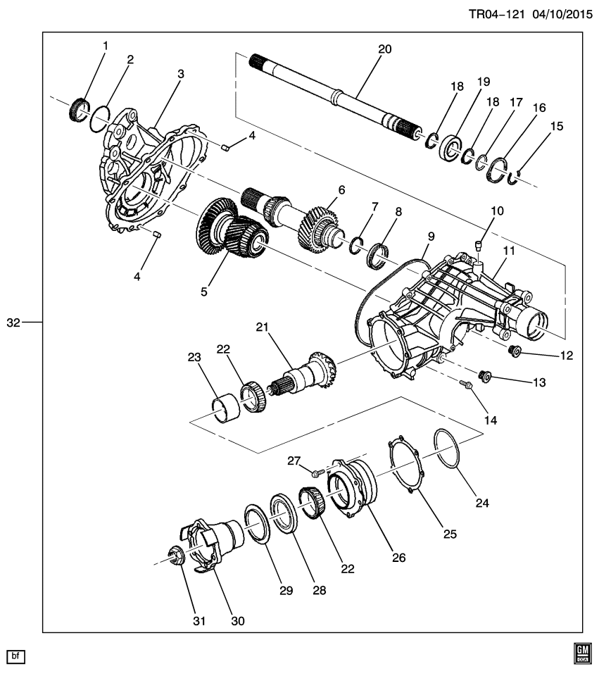 GM 23277732 Shaft-Power Transfer U Intermediate Drive