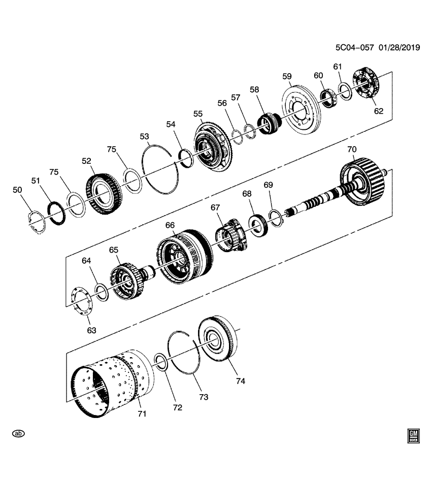 GM 24281782 Dam-Input Carrier Lube