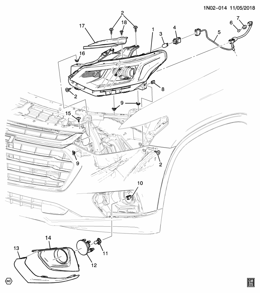 GM 84444742 SEAL-HDLP