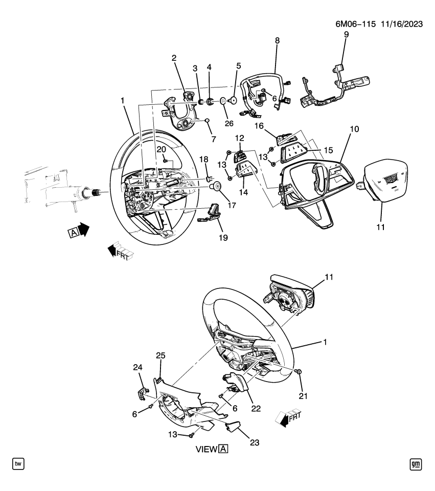 GM 85163979 BRACKET ASM-RDO