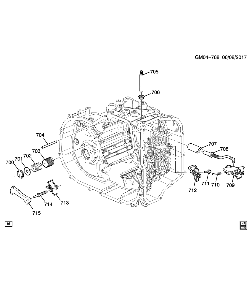 GM 24283583 Ring-4Th Clutch Accumulator Piston Retainer