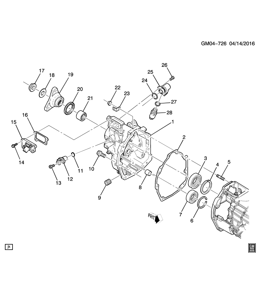 GM 24283438 Sensor Kit, Manual Transmission Gear Position