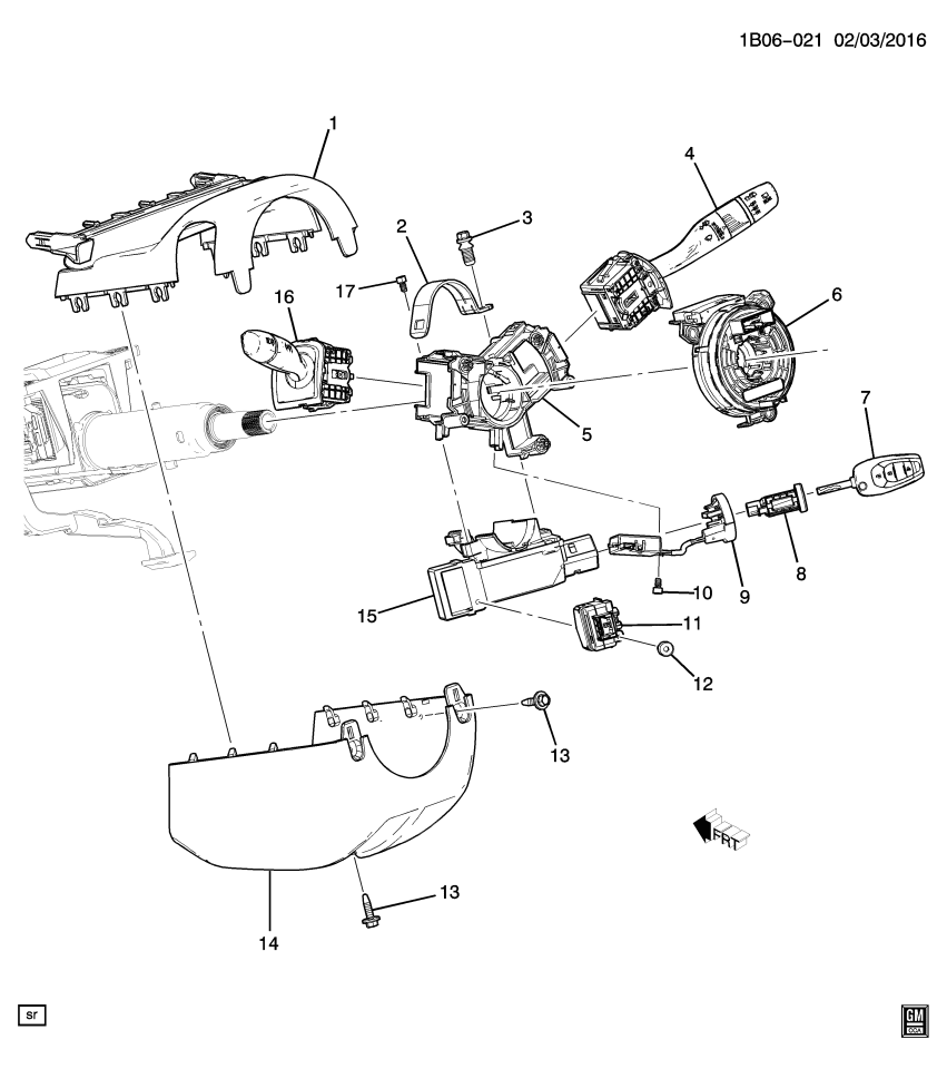 GM 13396115 Bolt/Screw-Ignition & Start Switch Housing