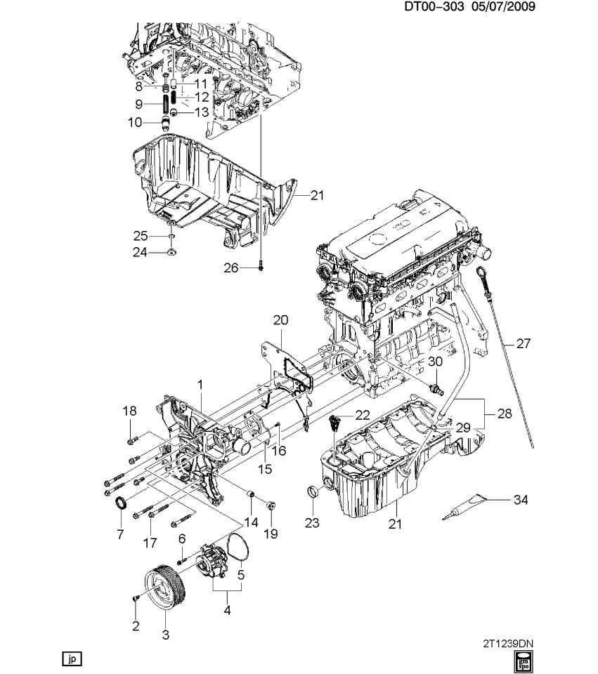 GM 55353187 Valve, Oil Pressure Relief