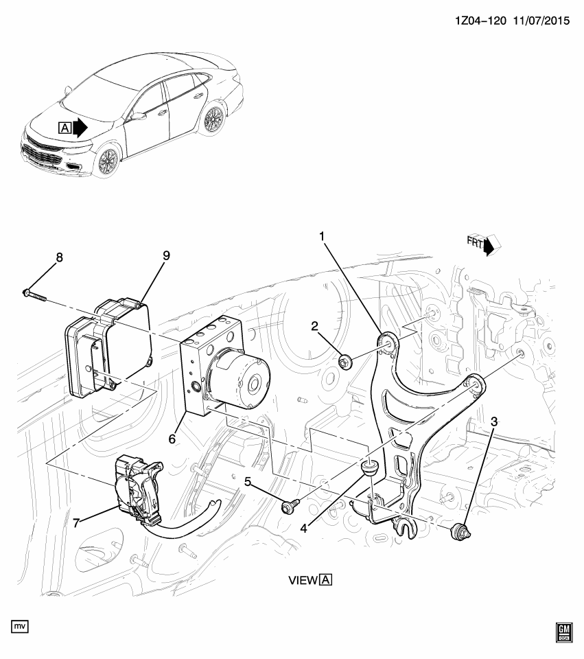 GM 84084527 Control Module