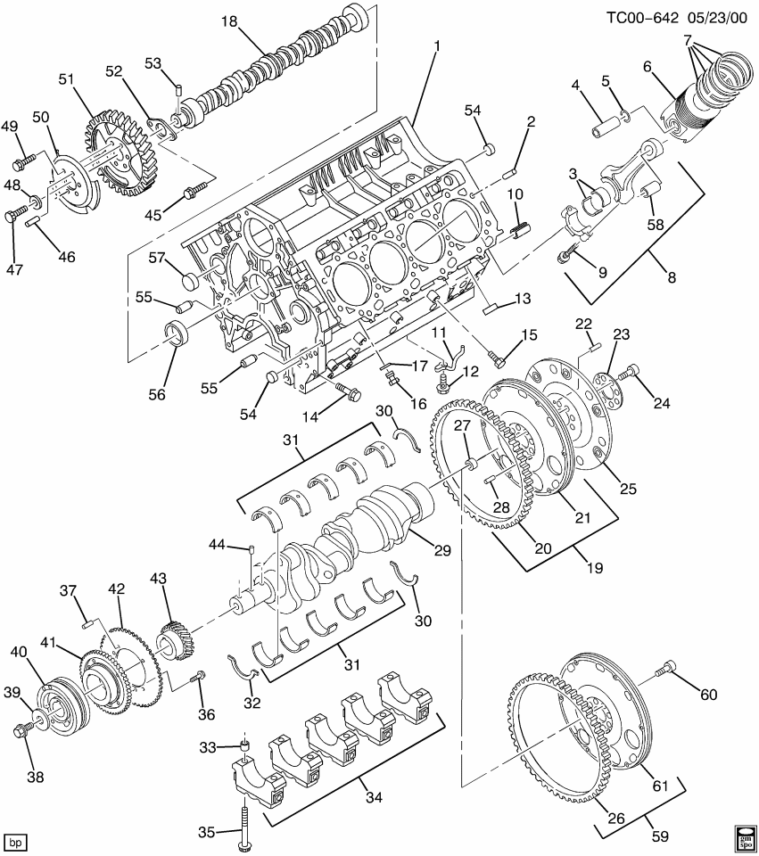 GM 12680208 Crankshaft Asm-.