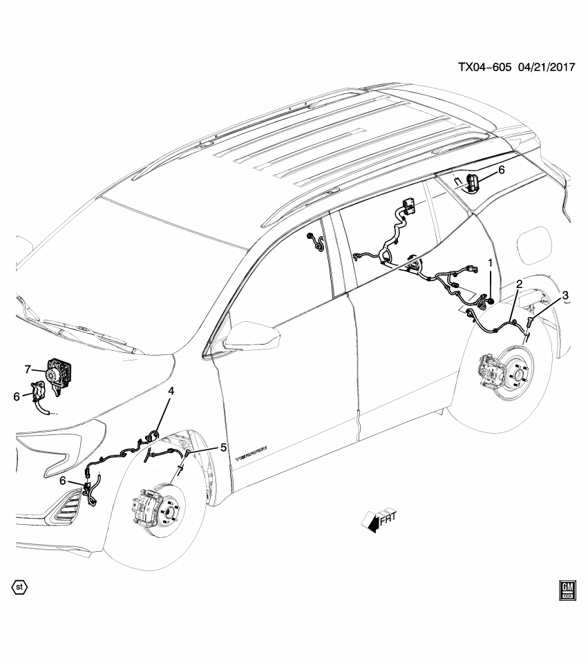 GM 84316676 Sensor Asm-Rear Wheel Speed