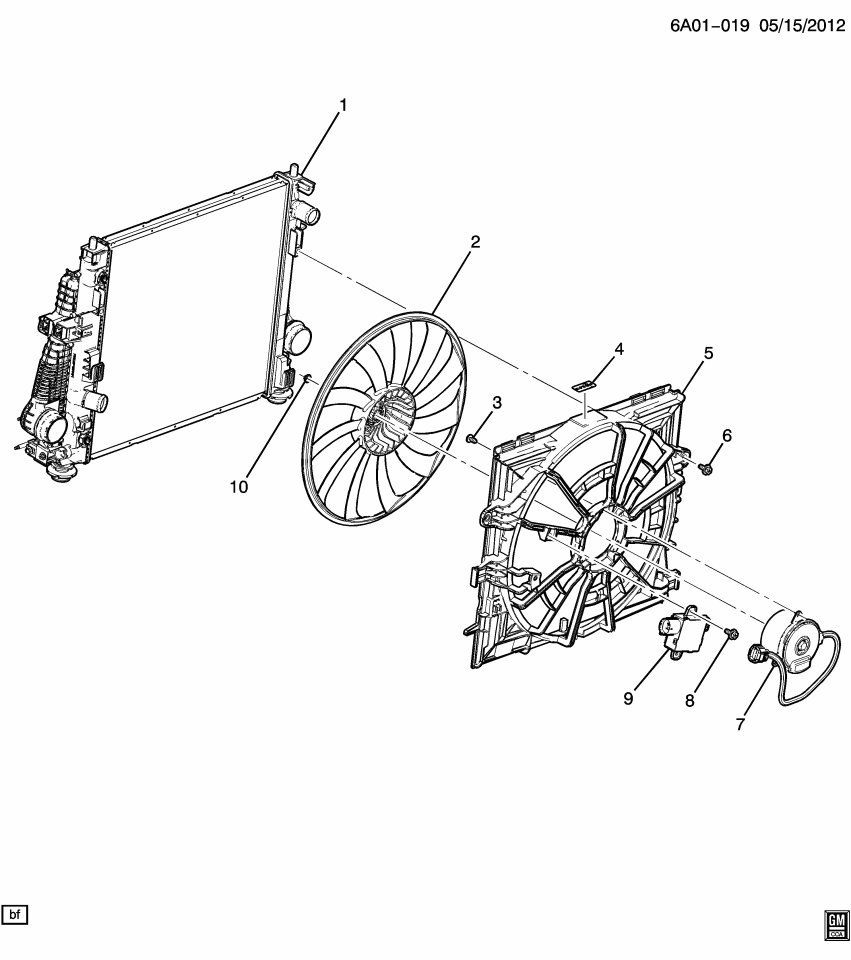 GM 84310377 Fan Assembly