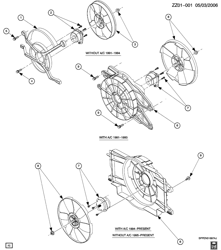 GM 22136898 Motor Asm-Engine Coolant F