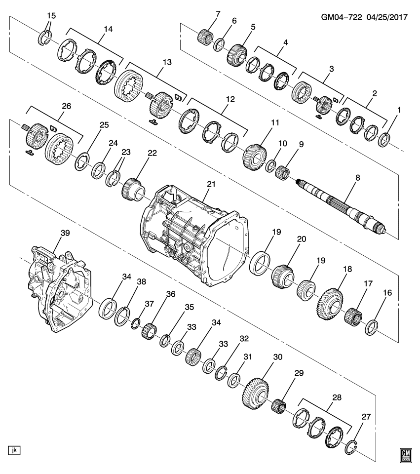GM 19332400 Synchronizer Asm-3rd & 4Th Gear
