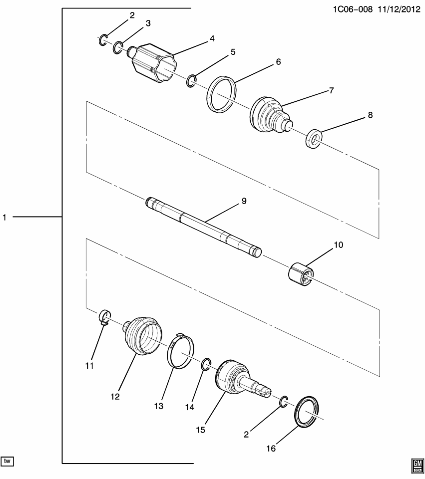 GM 95286854 Ring-Front Wheel Drive Shaft Retainer