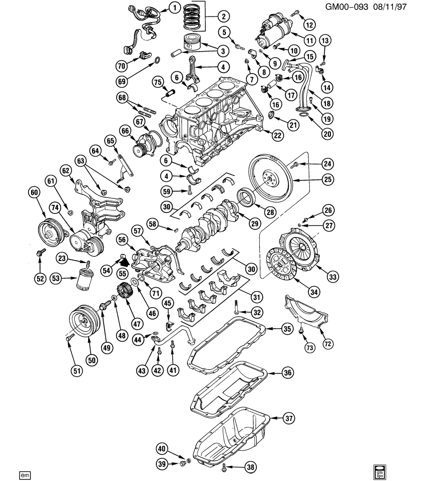 GM 90156056 Washer, Crankshaft Pulley