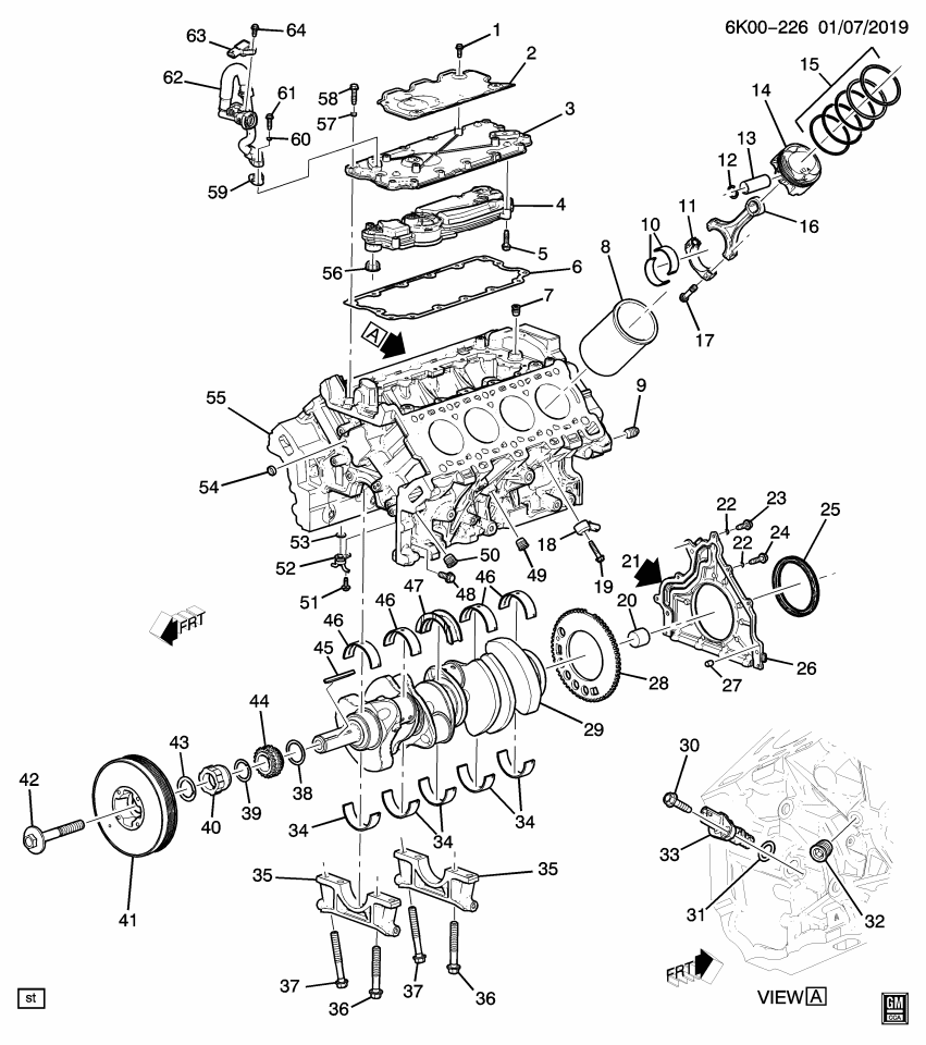 GM 12692002 Piston Rings
