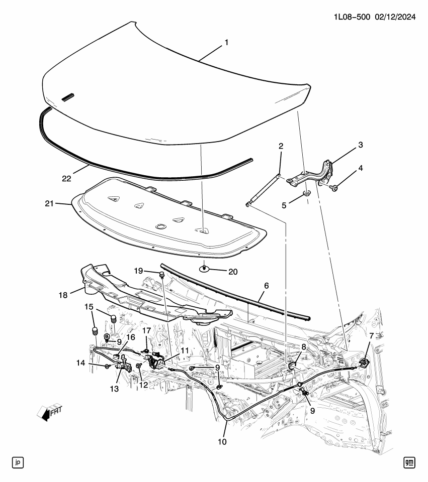 GM 84767996 SHIELD-INT AIR SPH