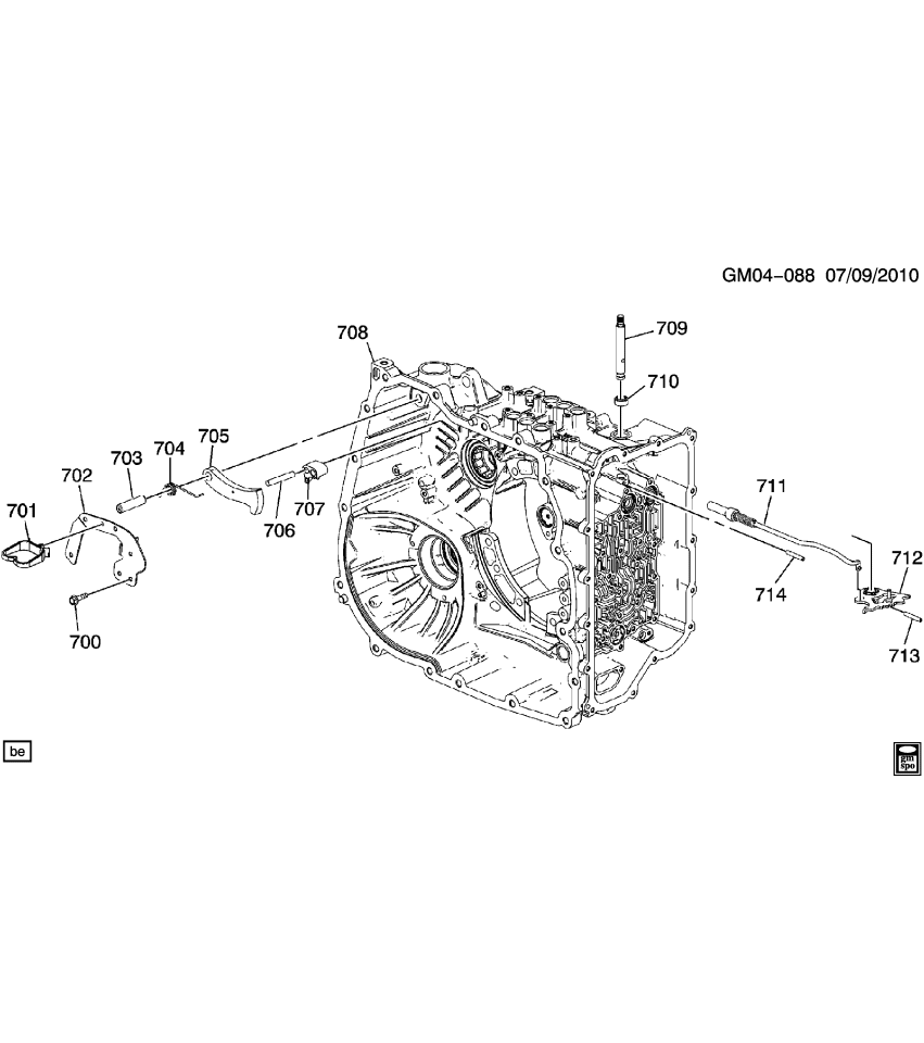 GM 24251422 Lever Asm-Man Shift Detent