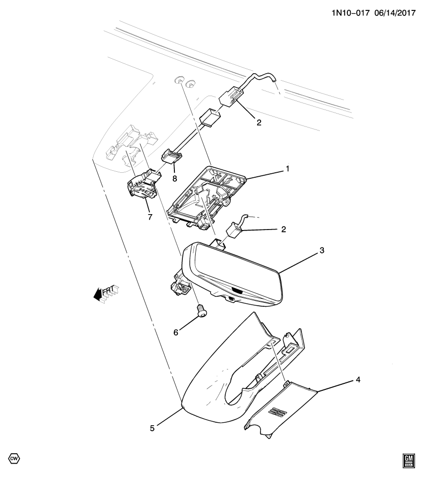 GM 39121662 In-Car Sensor