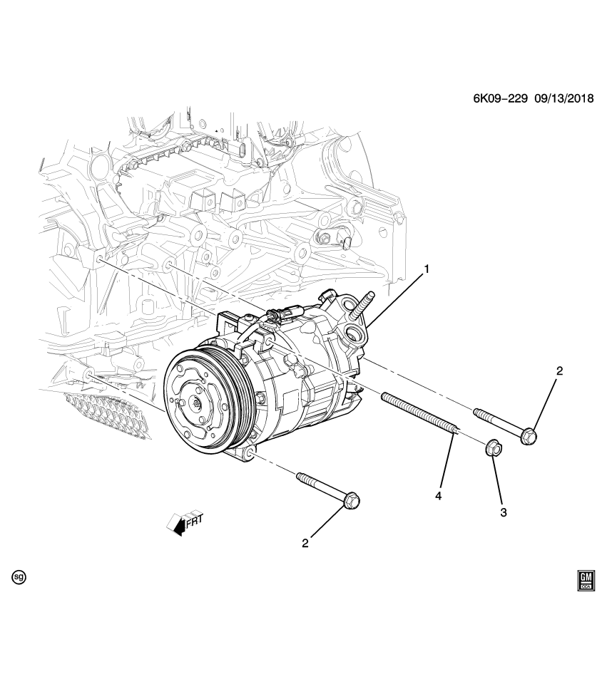 GM 84712243 STUD-A/C CMPR