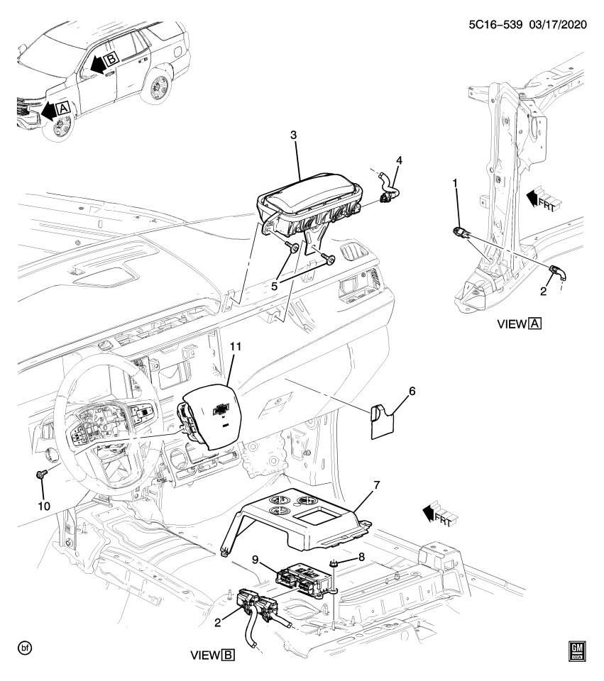 GM 11603610 BOLT, STRG WHL AIRBAG