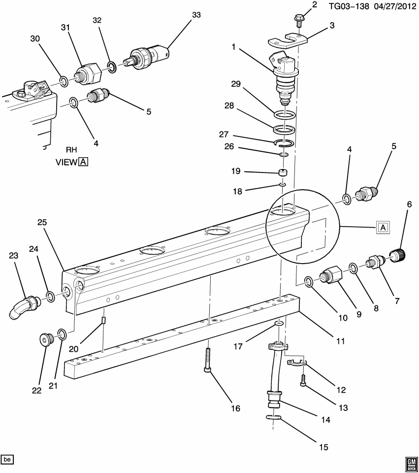 GM 22937833 Sensor Asm-Lpg Fuel Pressure & Temperature