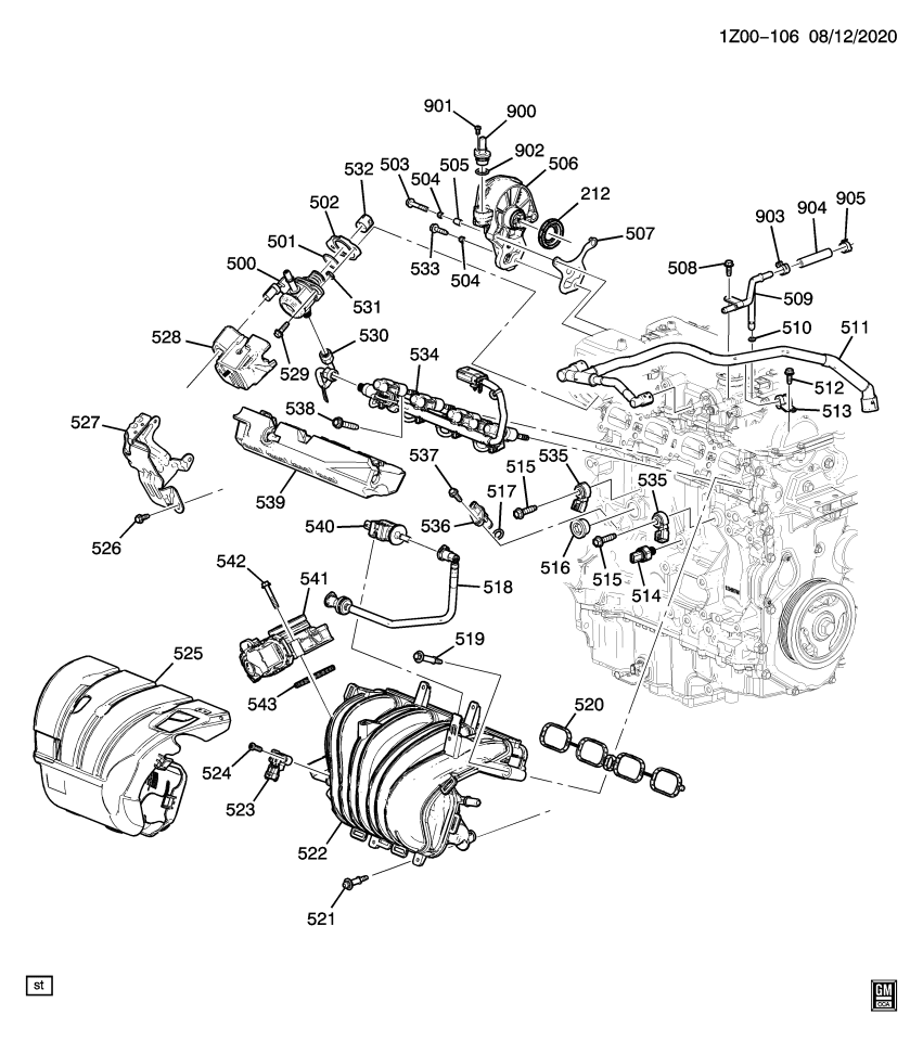 GM 25202591 Oil Pressure Sending Unit