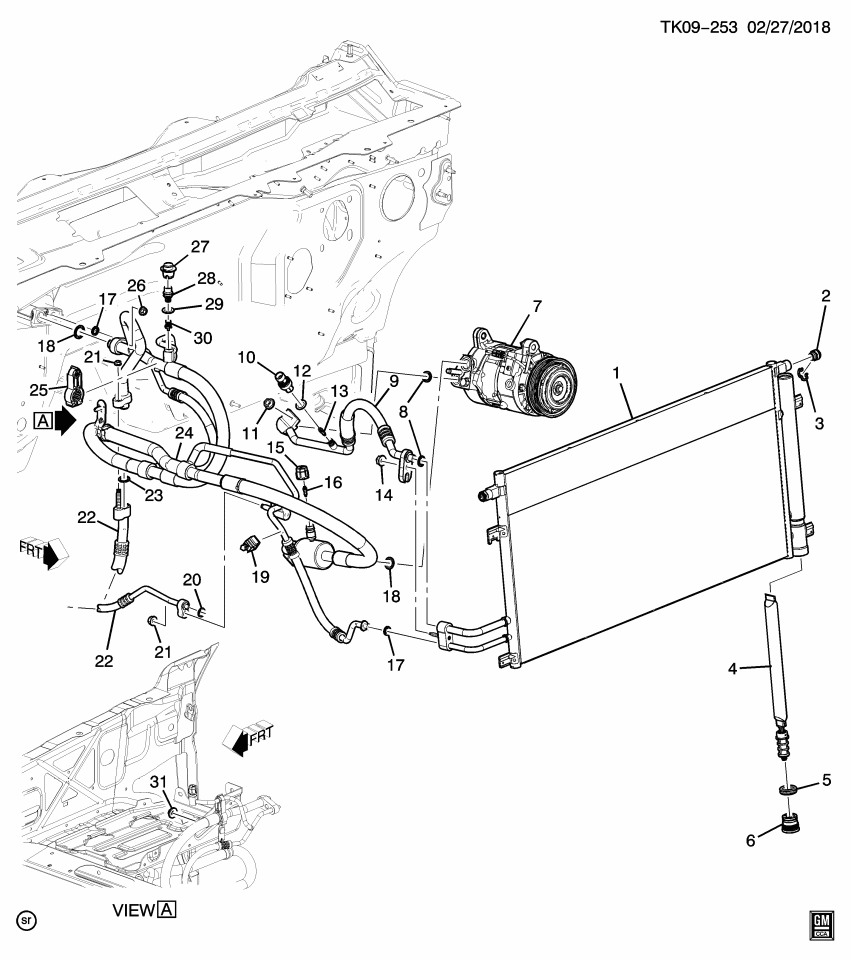 GM 11549261 Clip, A/C Evaporator Thermal Expansion Valve