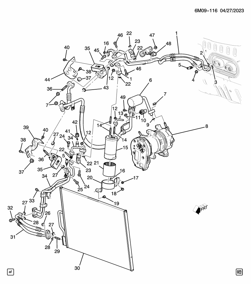 GM 85607478 RECEIVER & DEHYDRATOR ASM-A/C
