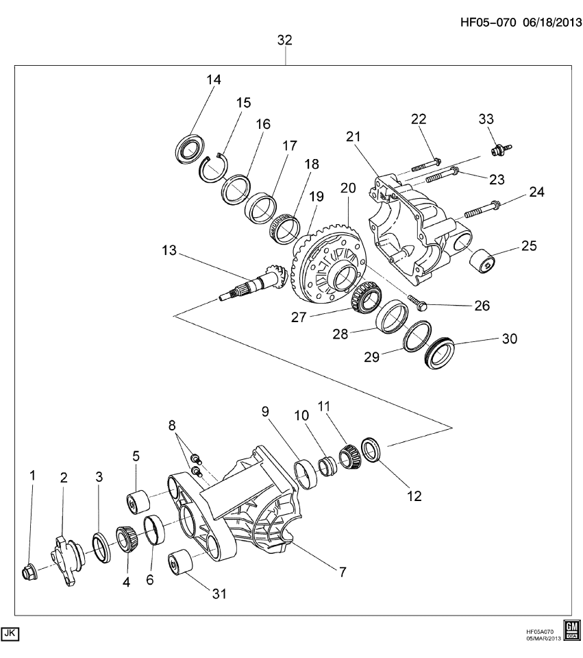 GM 92283112 Pinion Spacer