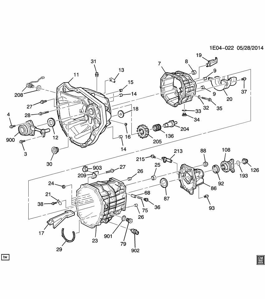 GM 89058820 Retainer, Input Shaft Bearing Retainer