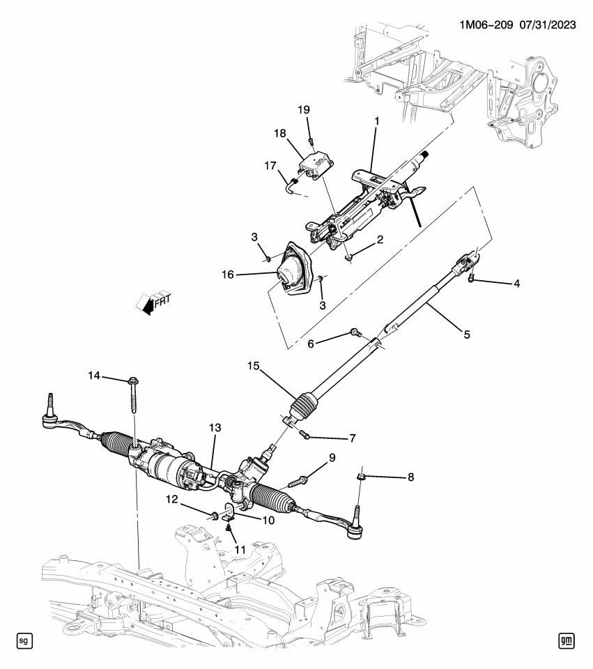 GM 11602374 Module Bolt