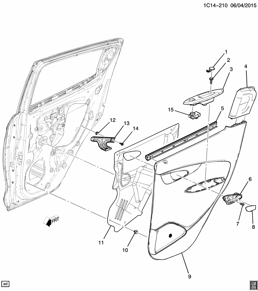 GM 42475882 Handle, Inside