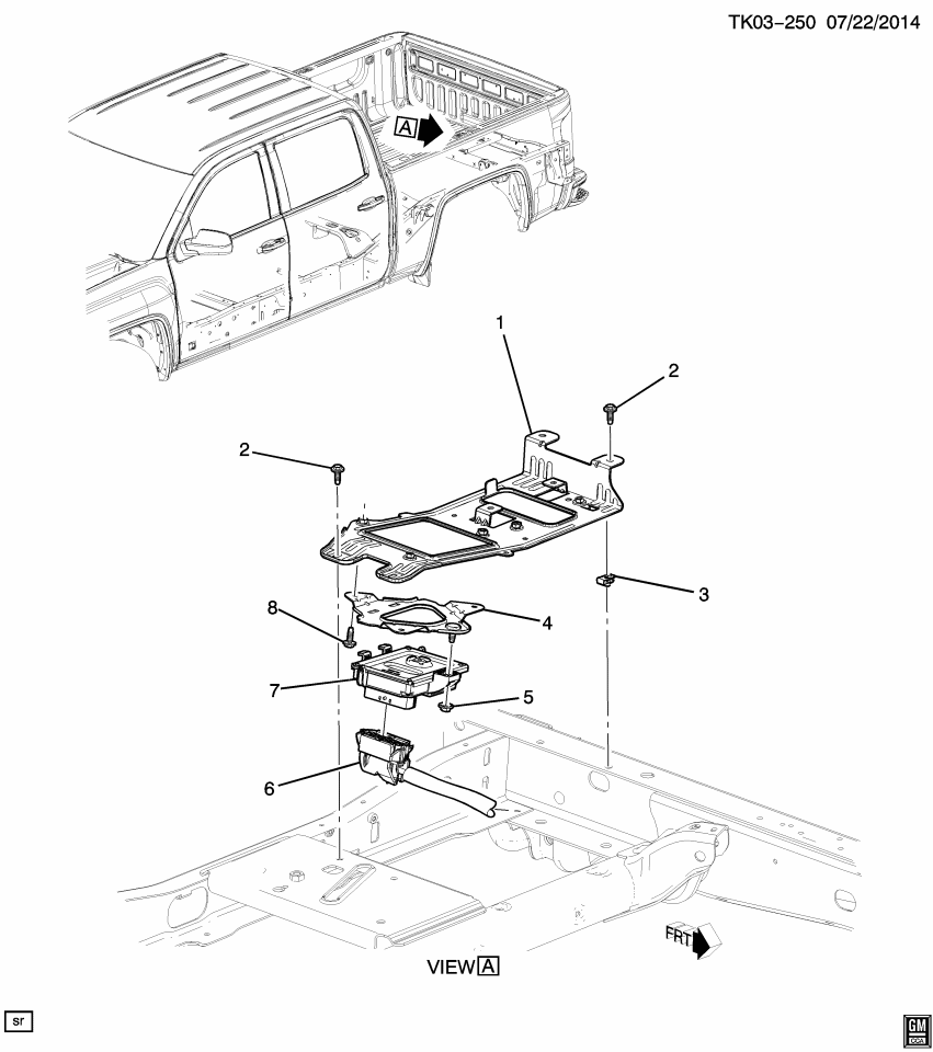 GM 23118070 Bracket Asm-Fuel Pump Power Control Module