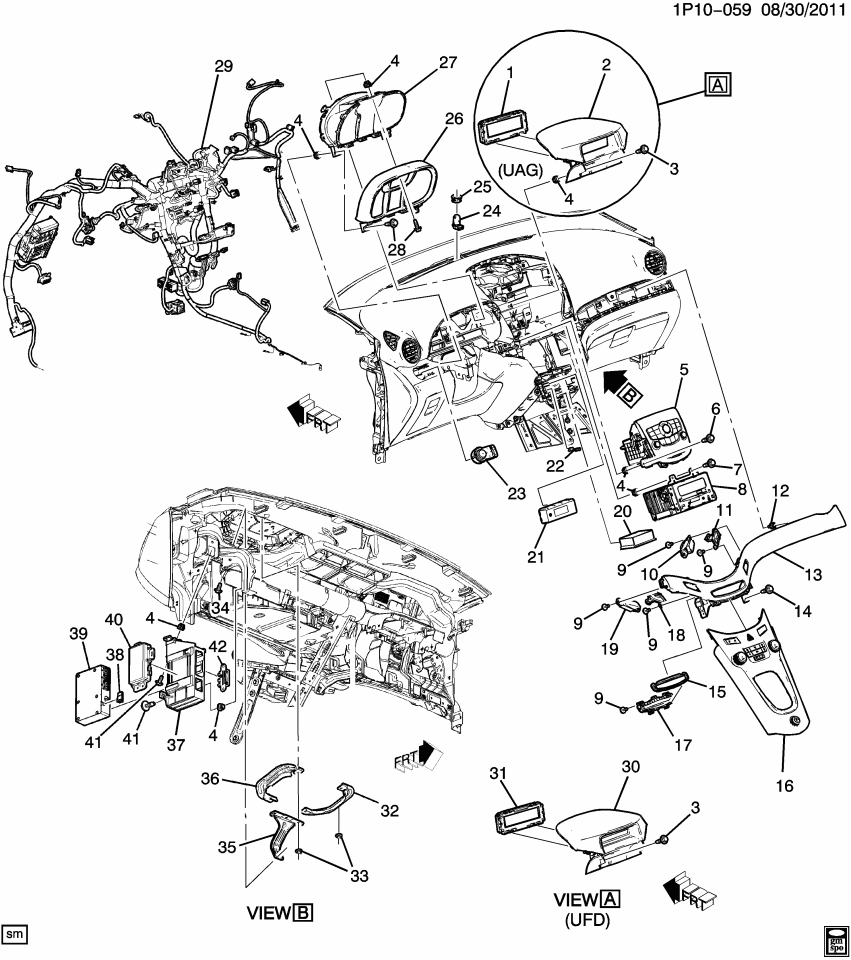 GM 95023176 Plate-Instrument Panel Trim