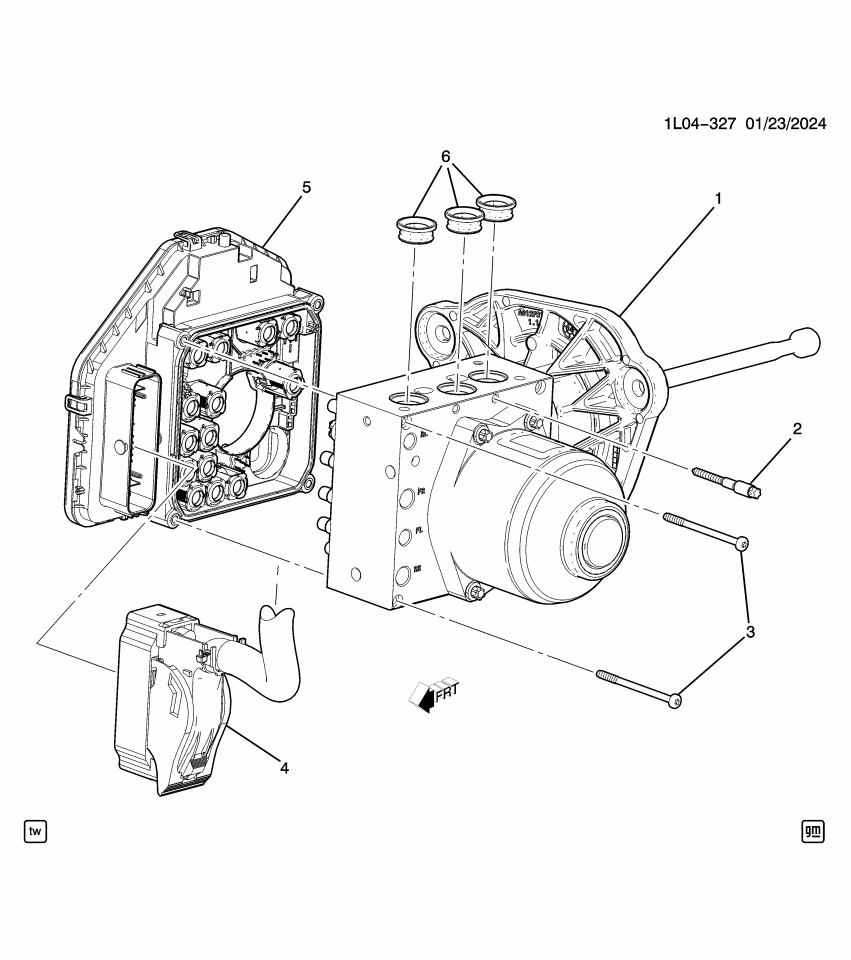 GM 11604345 BOLT, BRK M/CYL